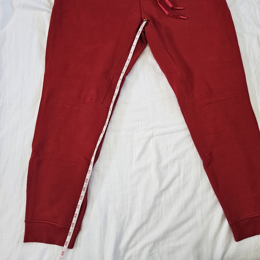 Lululemon Classic Fit Fleece Jogger CLCN College Crimson Pants Men's Size XLarge - Picture 9 of 9